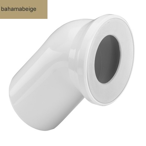 Viega WC Anschlussbogen 45 Grad 3812 in DN100 Kunststoff beige 107567