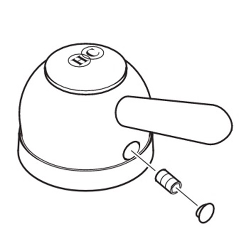 Hansgrohe Axor Carlton Griff Waschtisch/Bidet Einhebelmischer, chrom 17091000