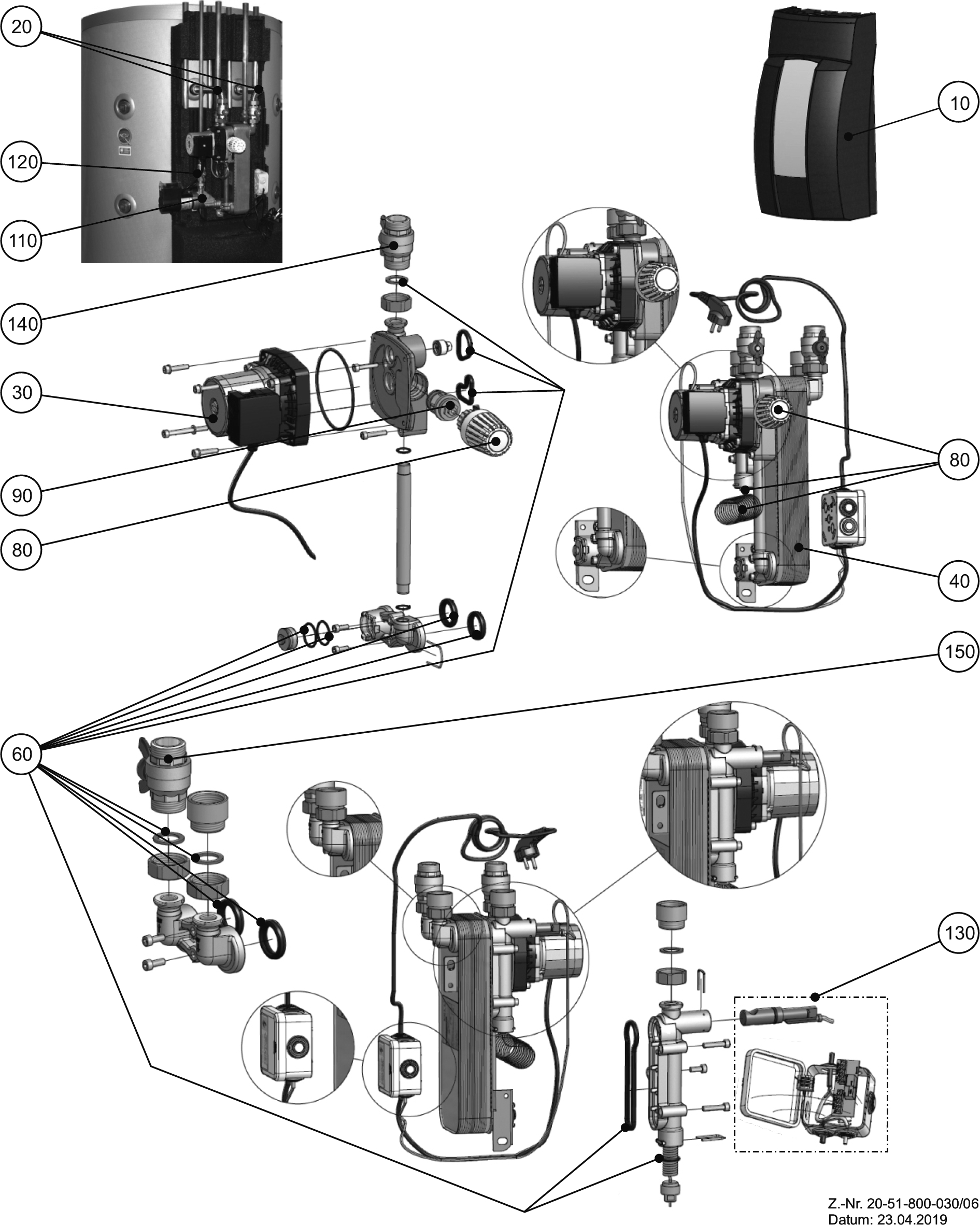 Wolf Frischwasserstation FWS-2-60 mit Hocheffizienzpumpe (EEI