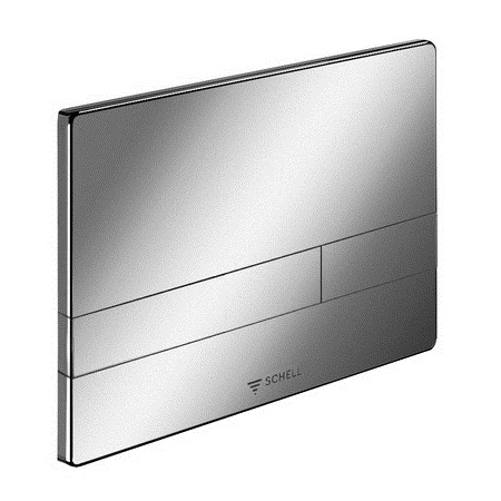 Schell WC-Betätigungsplatte LINEAR Zweimengenspülung, alpinweiß ohne Schell Logo 032851599