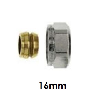 Heimeier Klemmverschraubung M24 x 16mm IG für Kupfer und Stahlrohr 3800-16.351