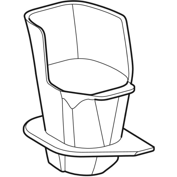 Geberit Auffangtrichter für DuoFresh Stick für Sigma UP-Spülkasten 12cm 244.309.00.1