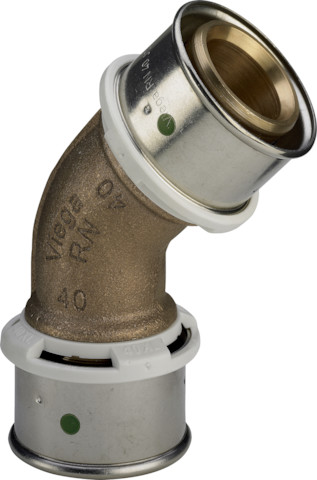 Viega Sanfix P Winkelkupplung mit SC-Contur 2126 in 63mm 575090