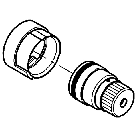 Grohe Anschlagring und Reguliermutter chrom 47167000