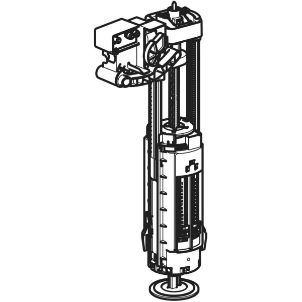 Geberit Spülventil mit Servomechanismus 12 V Mera Classic WC-Komplettanlage Stand-WC (ab Bj 2024) 245.578.00.1