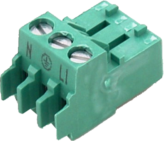 Wolf Gegenstecker grün 3-polig Rast5 für Regelung für TGK, TGK-B 2794070