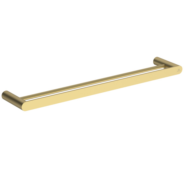 Ideal Standard doppelte Handtuchhalter Conca, rund, 600mm, gold gebürstet T4501A2
