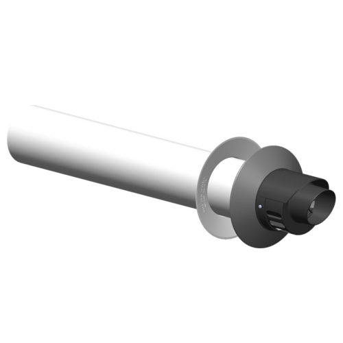 Atec PolyTwin Außenwandanschluss DN80/125, 750mm 1480