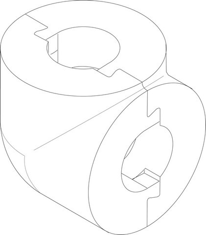 Bosch / Buderus Wärmeschutz Winkel G1 x G1 schwarz 8738804072
