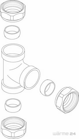 Bosch / Buderus Klemmring T-Verschluss RR1-RV1 7747017432