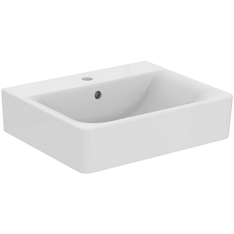 Ideal Standard Connect Cube Waschtisch B: 55 T: 46cm weiß, Ideal Plus E7139MA