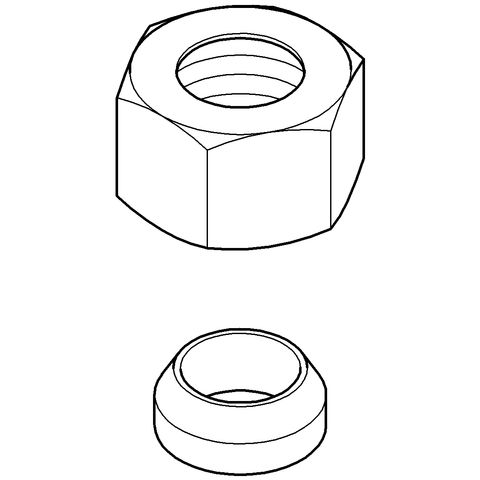 Grohe Quetschverschraubung 3/8"x10 chrom 12914000