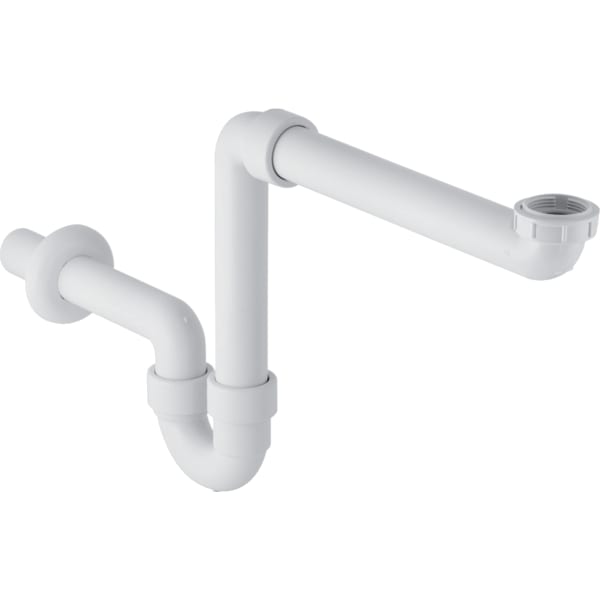 Geberit Rohrbogengeruchsverschluss für Waschtisch Raumsparmodell Abgang horizontal 5/4''x40 151.107.11.1