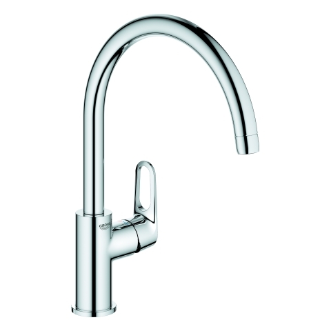 Grohe BauFlow Einhand-Spültischbatterie chrom hoher Auslauf GROHE ZERO 31538001