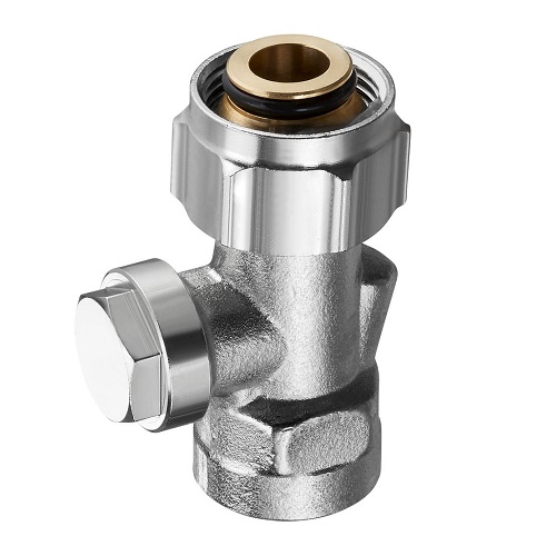 Oventrop Absperrverschraubung Combi 3 "Multiflex F", 3/4"ÜM x 3/4"AG 1016168
