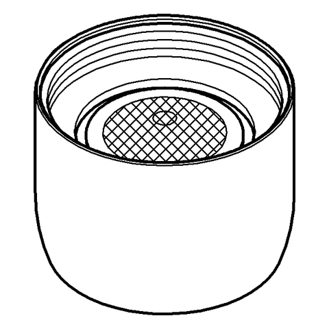 Grohe Mousseur 15l/min 3 bar Kalkschutz M22x1 mattchrom, Durchflussklasse A 13928P00