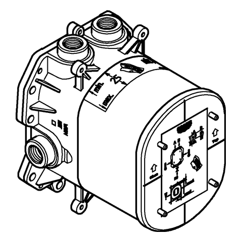 Grohe Unterputz-Universal-THM Rapido T für Grohtherm Special 35500000