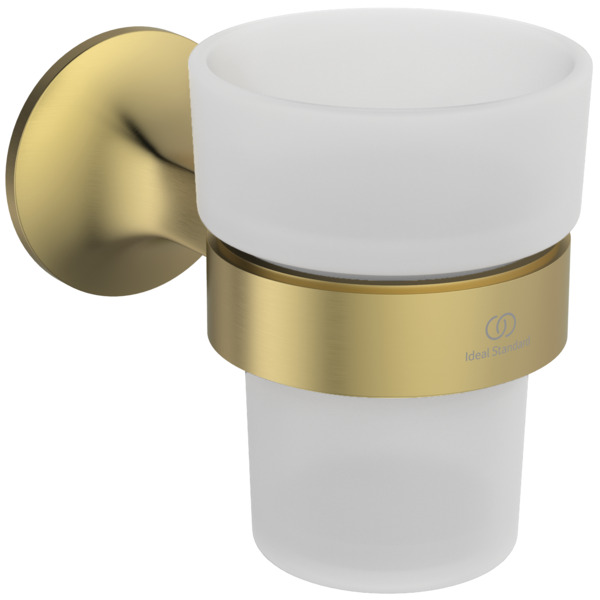 Ideal Standard Zahnputzbecher La Dolce Vita gold gebürstet T5506A2
