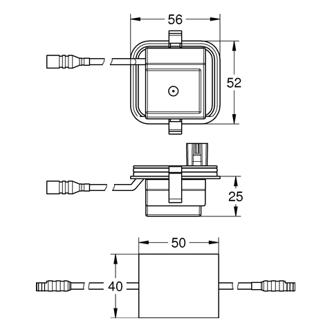 Grohe Steck-Transformator 66834000