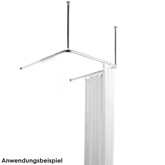 Avenarius Duschvorhangstangensystem 9004806010