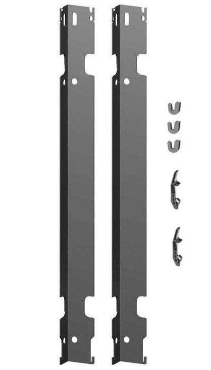 Kermi Wandkonsolen-Set lang für Verteo Bauhöhe 1400mm, weiß ZB02610007