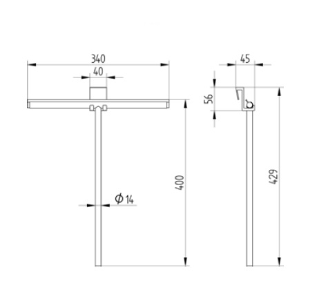 Avenarius Komfortwischer 340 x 400mm 9004608010