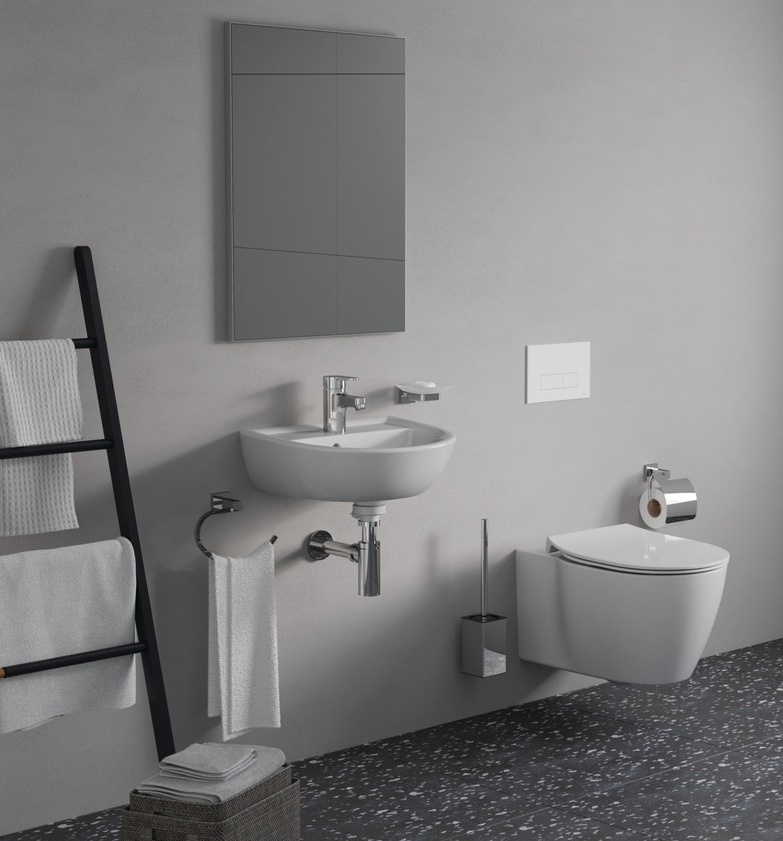 Ideal Standard Handtuchring IOM Cube, chrom E2202AA