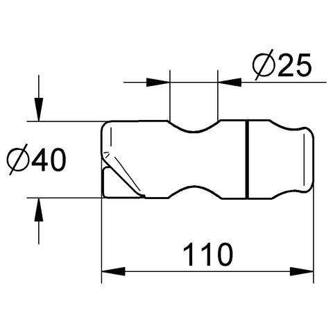 Eichelberg Gleitelement für Pur Set / Basic Set Brausestangen chrom 44057426