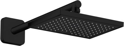 Hansgrohe Brausearm DN15 390mm softsquare Axor mattschwarz 26967670