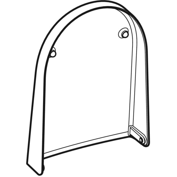 Geberit WC-Deckel für Geberit AquaClean Sela (bis Bj. 2018), weiß-alpin 242.875.11.1