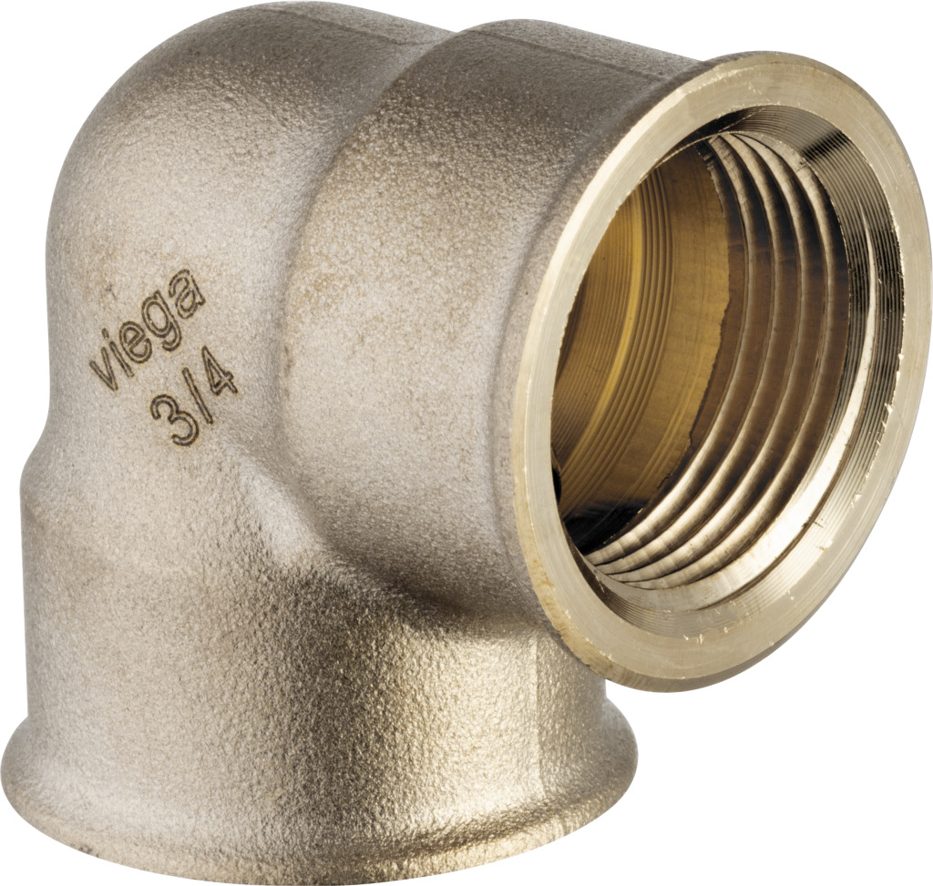Viega Bogen 90 Grad Rotguss 3090 in Rp1/8 x Rp1/8 441074