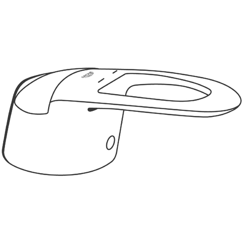 Grohe Hebel klein für Chiara chrom/mattchrom 46531IP0