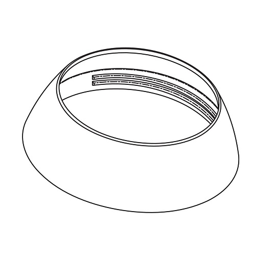Ideal Standard Kappe M38x1,5 für WT, chrom B961373AA