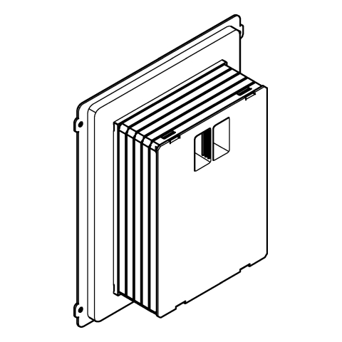 Grohe Revisionsschacht für kleine Abdeckplatten für 80mm Spülkasten 40949000