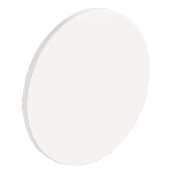 Kermi Credo Half round Handtuchscheibe Oberfläche Metall, weiß lackiert ZC01250001