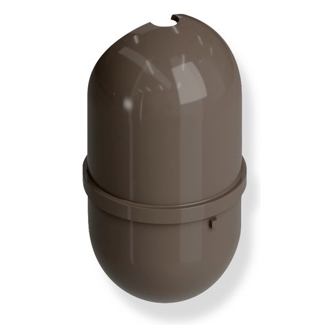 HEWI WC-Bürstenbehälter, für WC-Bürstengarnituren Serie 477 und Serie 805, hochglänzend, umbra 477.20.E04 84