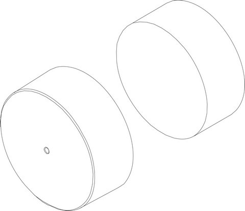 Bosch / Buderus Abdeckung+Isolierung D197 schwarz 8735100030