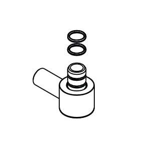 Hansgrohe Halteelement unten Raindance Connect Kopfbrause 98456000