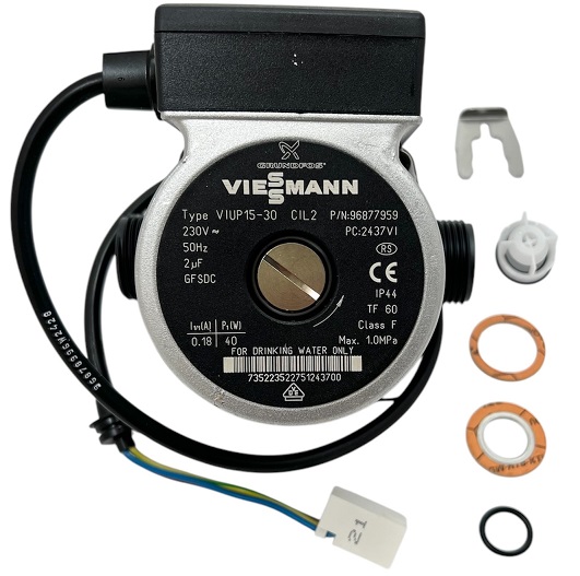 Viessmann Umwälzpumpe VIUP15-30 CIL2 PPS 3h für Vitodens 222, Vitodens 242, Vitodens 333, Vitodens 343 7831685
