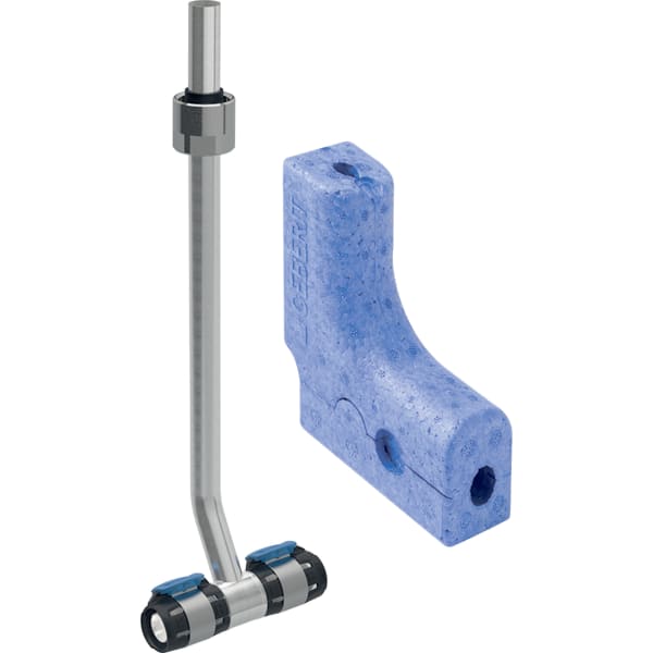 Geberit FlowFit Metallrohr-Anschluss-T-Stück mit Anschlussverschraubung SiBr/Cu d20-d15-d20 619.421.22.1