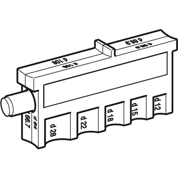 Geberit Mapress Einschubtiefenschablone mit Markierstift d12-108 90351