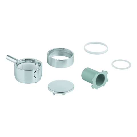 Grohe Temperaturwählgriff rund, für Thermostat-Fertigmontagesets chrom 49089000