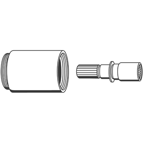 Grohe Verlängerungsset für UP-Ventile DN20/DN25/DN32 chrom, 40mm 6428000