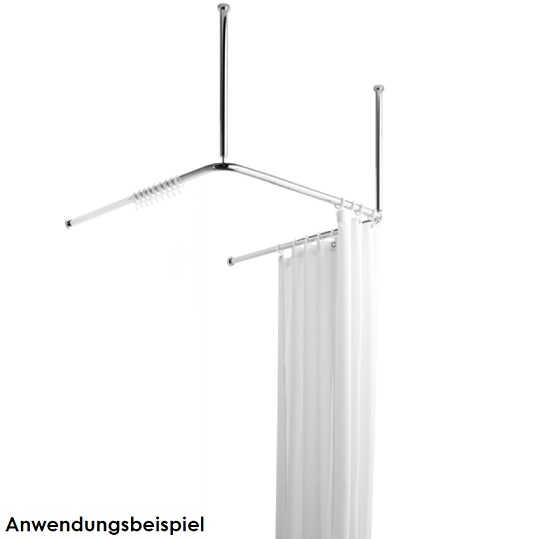 Avenarius Duschvorhang-Stangensystem 9004807010