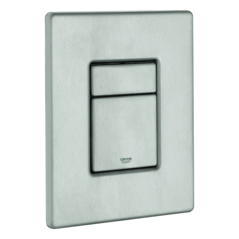 Grohe Abdeckplatte edelstahl, mit Drucktaste 42371SD0