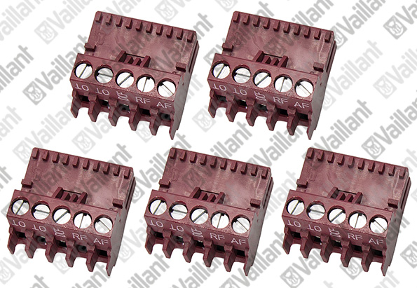 Vaillant Stecker VRC 410s VRC 420s, 5 Stück 252628