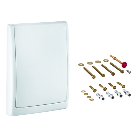 Grohe Abdeckplatte komplett für WC-Druckspüler Wandeinbau alpinweiß 43179SH0