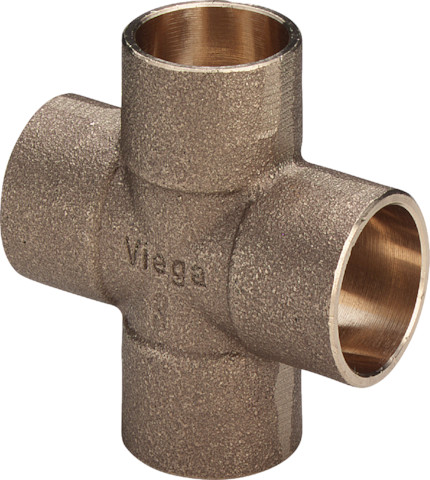 Viega Kreuzstück Rotguss 94180 in 15mm 138851