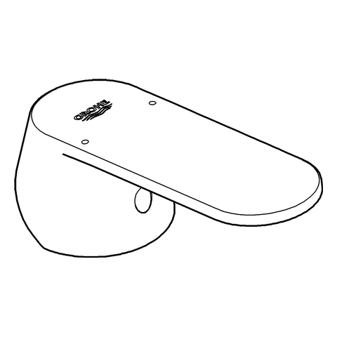Grohe Hebel für Eurosmart C supersteel 46681DC0