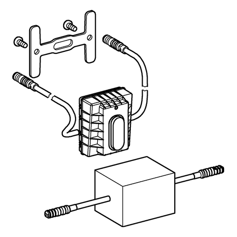 Grohe Elektronik für IR-WC-Betätigungen Druckspüler 42455000